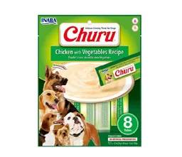 Churu Dogs Pollo Con Vegetales X 8unidades