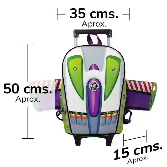 Morral Buzz Lightyear Niño Toy Story Disney Trolley