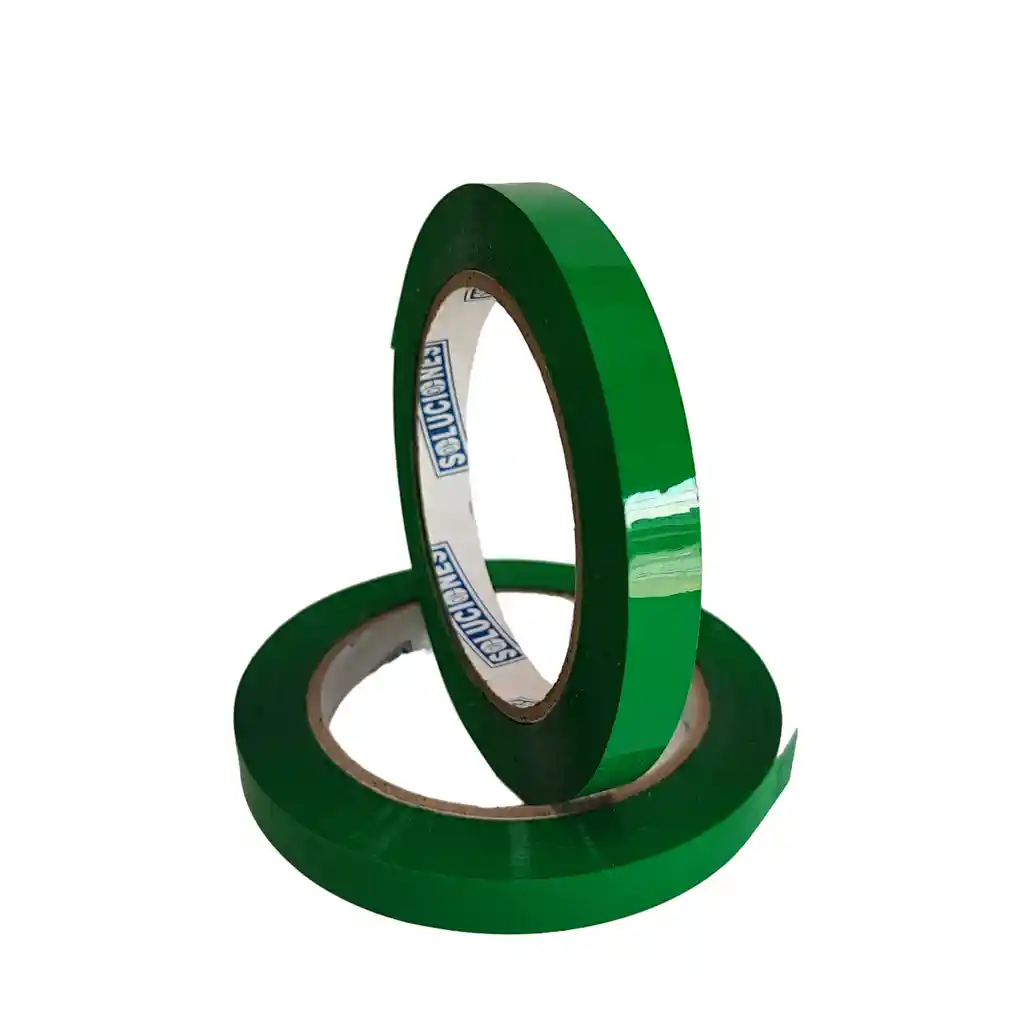 Cinta Verde 12mm X 100m Para Empalme