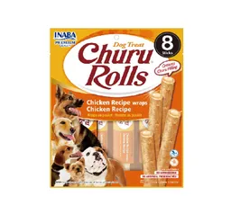 Churu Dogs Rolls Pollo X 8unidades