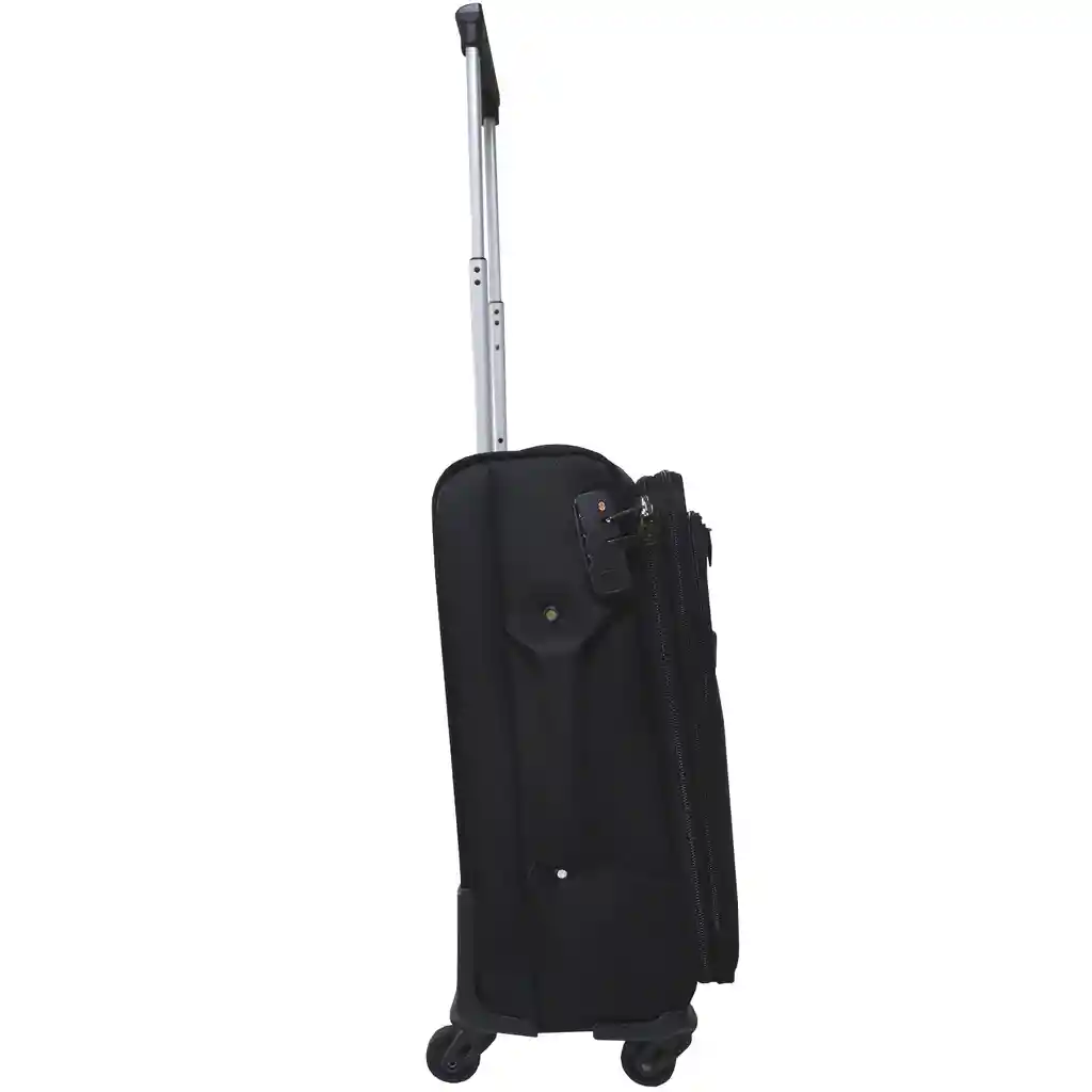 Maleta De Viaje Pequeña 20 Pulgadas Valdor Sr Black