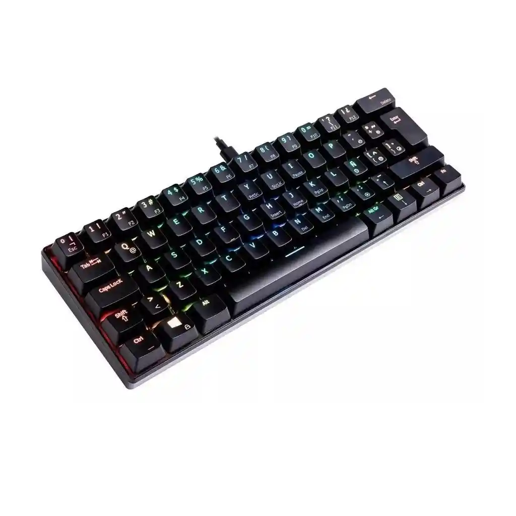 Teclado Mecanico Rgb Al 60% Vsg Mintaka | Español Negro