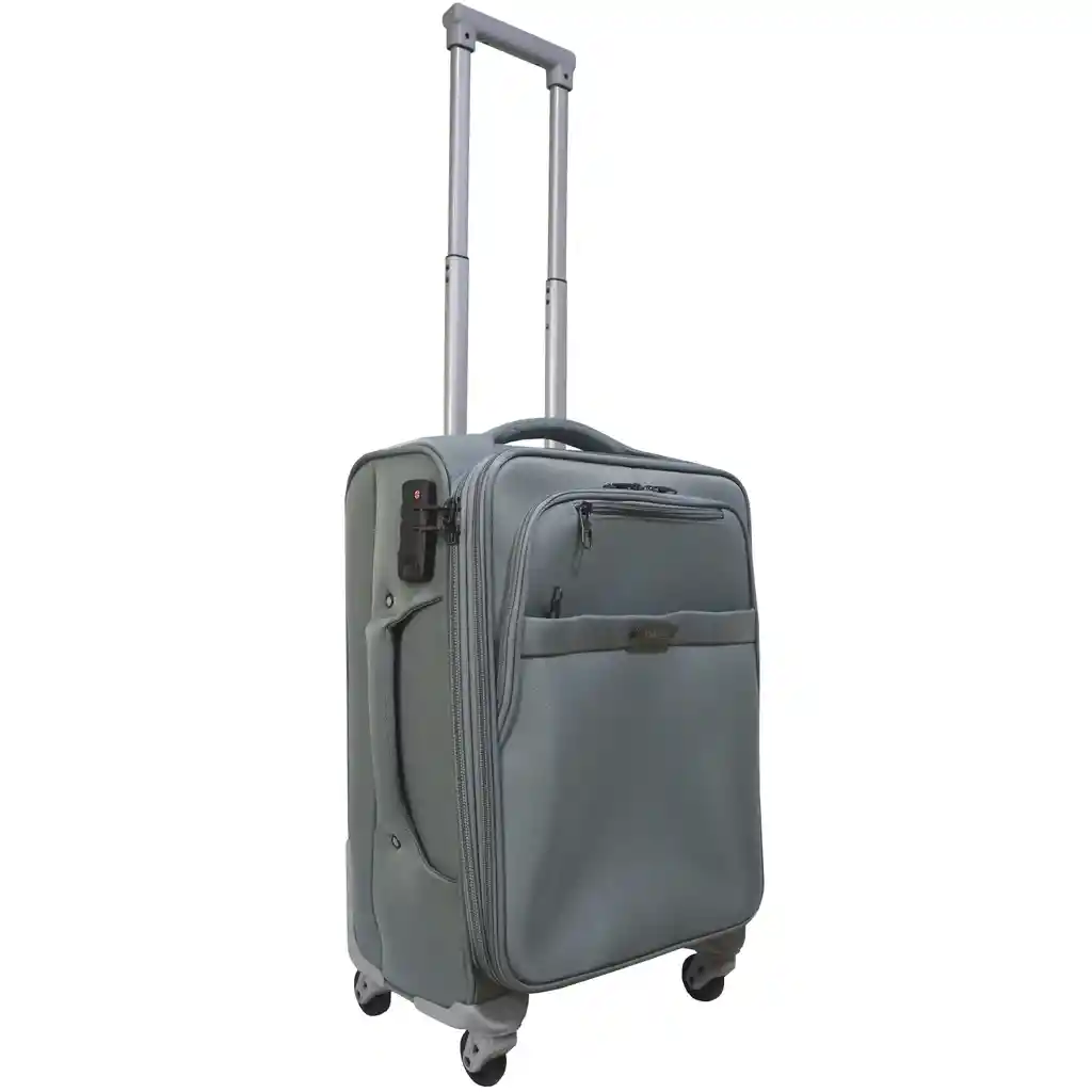 Maleta De Viaje Pequeña 20 Pulgadas Valdor Sr Grey