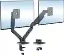 Soporte Base Monitor Doble Rota 360° 2 Pantallas De 17 A 32