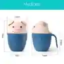 Regadera Didáctica De Cerdito, Material De Alta Calidad Y Diseño Encantador Azul