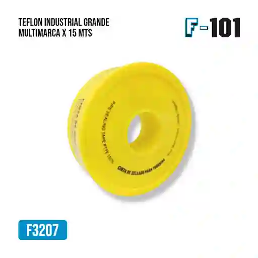 Teflon Industrial Grande Importado X 15 Mts