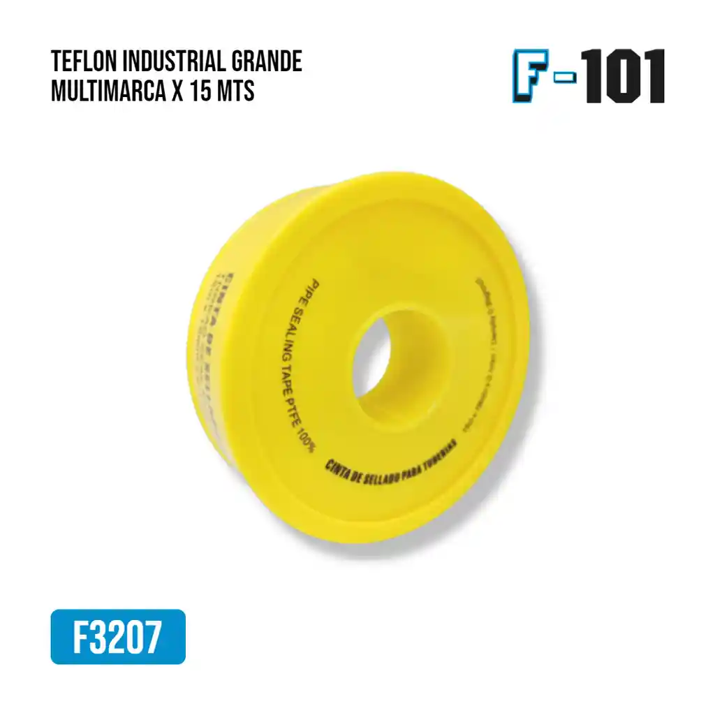 Teflon Industrial Grande Importado X 15 Mts