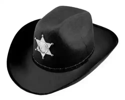 Sombrero Sheriff Adulto Ref: 2473-100-a Para Halloween Carnaval Fiestas Hora Loca