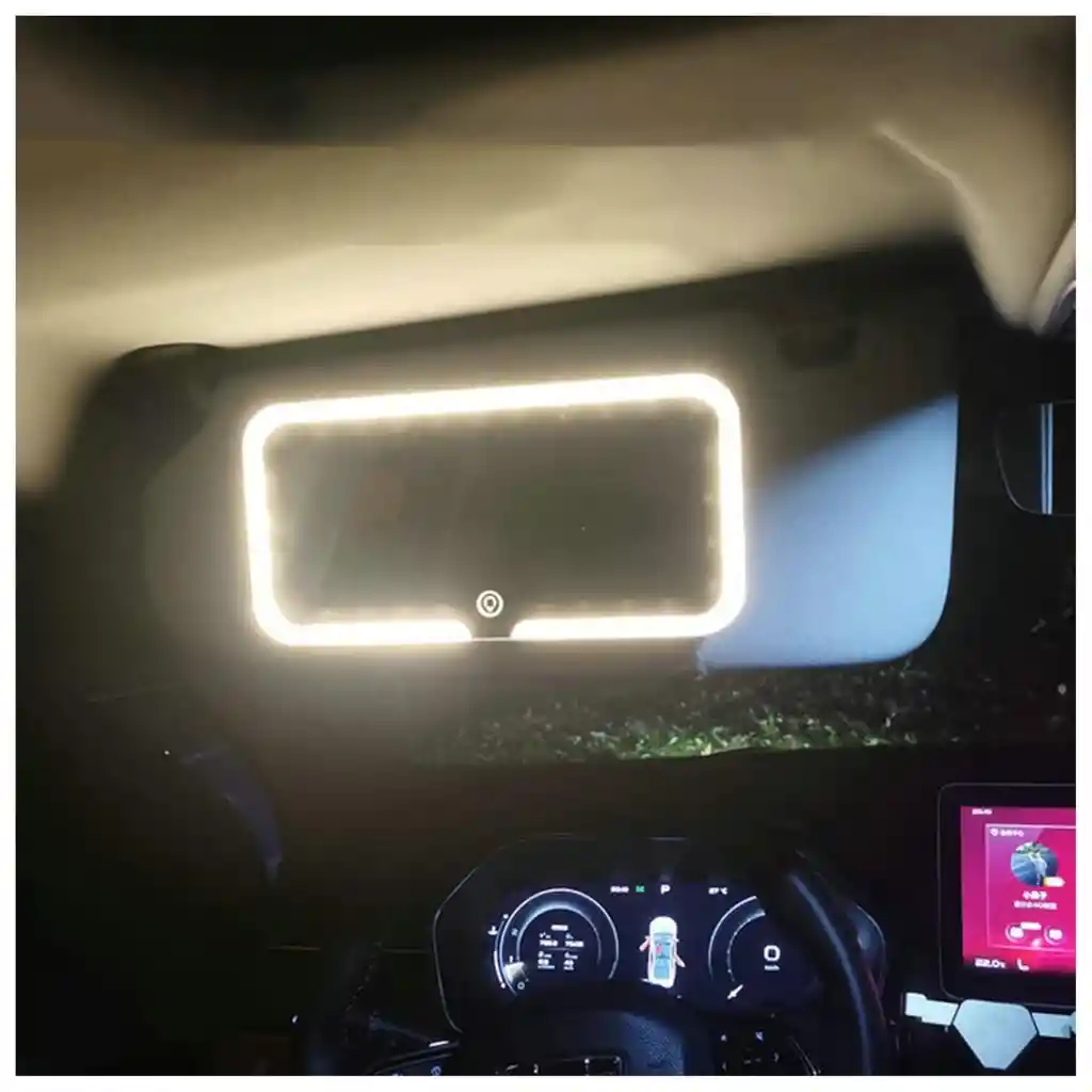 Espejo Led De Maquillaje Para Automóvil