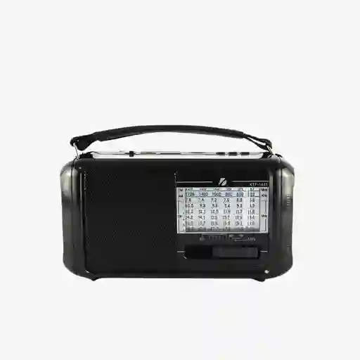 Radio (chicago) Carga Solar, Reflector De Iluminación, Sintoniza Am/fm/sw/usb/sd/bluetooth