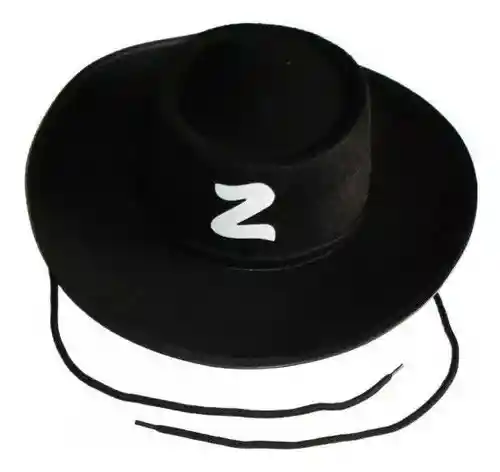 Sombrero Zorro Adulto Disfraz Eventos Halloween Ref: A8-6033