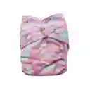 Pañal De Tela Ecológico Para Bebés Rosa - Conejos