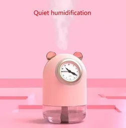 Humidificador Difusor Reloj Oso Aire Usb Aromas Silencioso