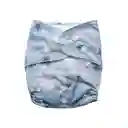 Pañal De Tela Ecológico Para Bebés Gris - Nubes