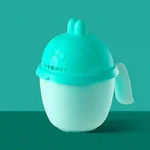 Regadera Didáctica Para Bebé Diseño De Conejito Verde Menta