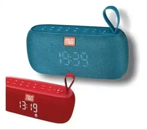 Parlante Reloj Bluetooth Speaker Radio Fm Aux Portatil Tg177