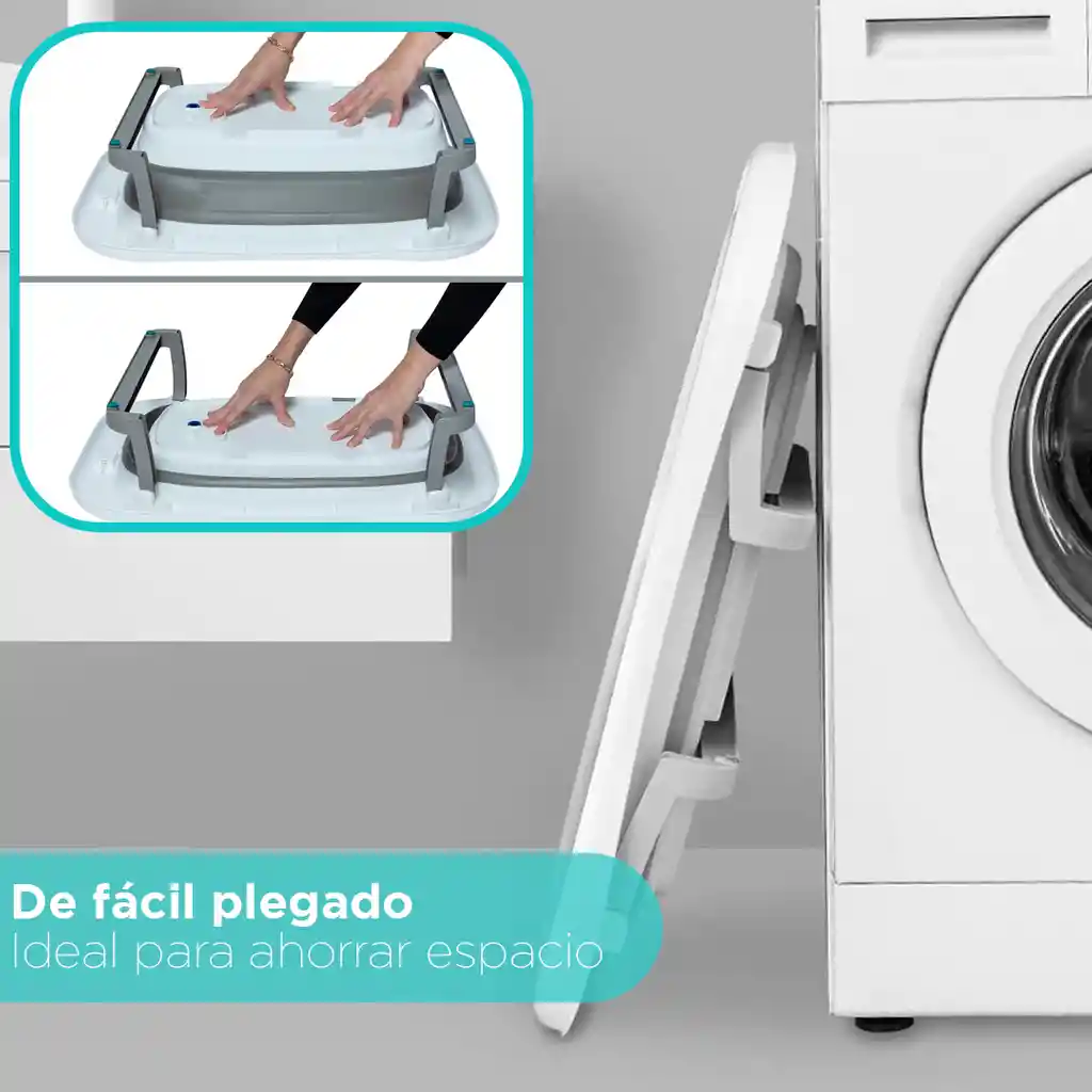 Bañera Para Bebe Plegable Con Termómetro Y Almohadilla Antideslizante Rosado