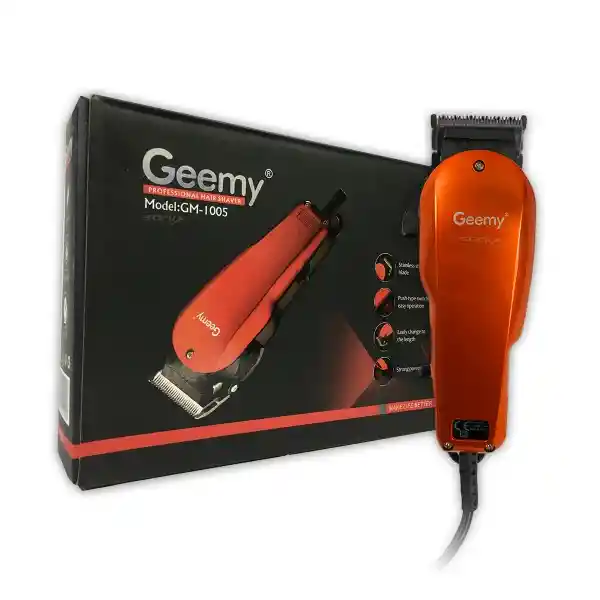 Máquina Geemy Gm-1005, Recortadora De Cabello, Rasuradora, Cuchillas En Acero Inoxidable