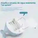 Juguete De Baño Flotante Con Luz Y Aspersor De Agua En Diseño De Ballena Colores Neutros Blanco