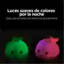 Juguete De Baño Flotante Con Luz Y Aspersor De Agua En Diseño De Ballena Colores Neutros Blanco