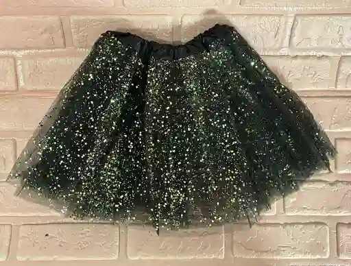 Tutu Niña Negro Talla Unica