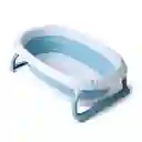 Bañera Plegable Ovalada, Con Tapón Para Agua, Durable Y De Gran Tamaño Azul