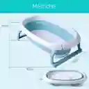 Bañera Plegable Ovalada, Con Tapón Para Agua, Durable Y De Gran Tamaño Azul