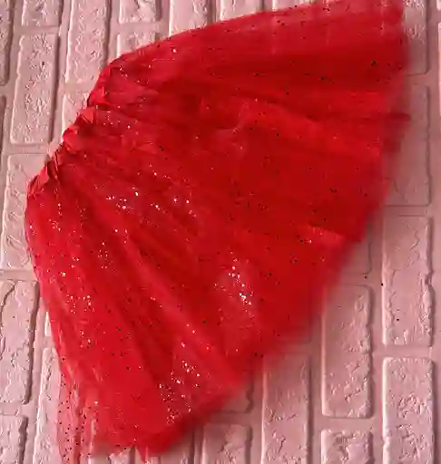 Tutu Adulto Rojo Talla Unica