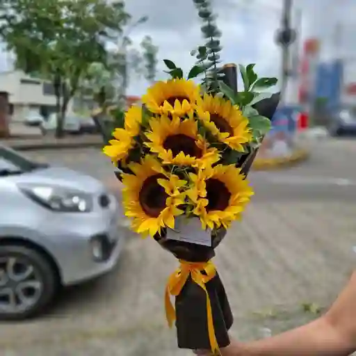 Bouquet De 6 Girasoles