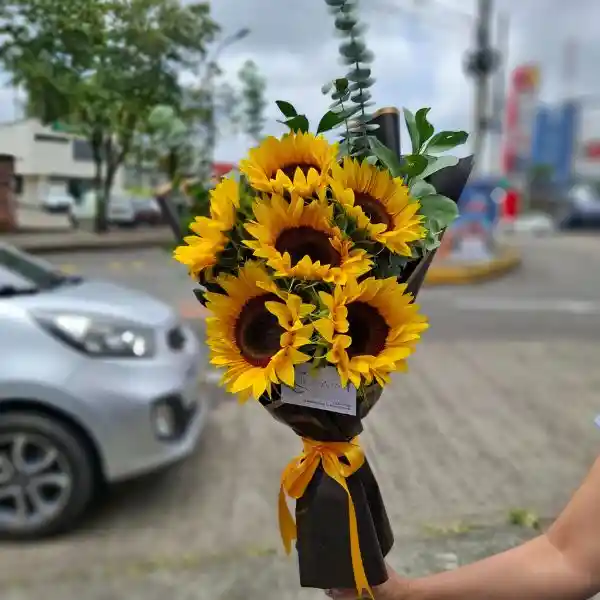 Bouquet De 6 Girasoles