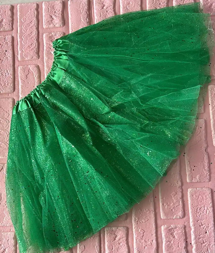 Tutu Adulto Verde Oscuro Talla Unica