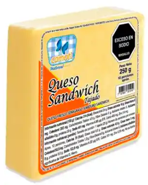 Camoti - Queso Sandwich Tajado