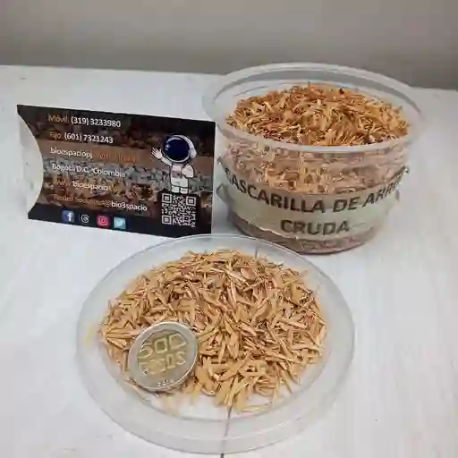 Cascarilla De Arroz Cruda 1 Kilo