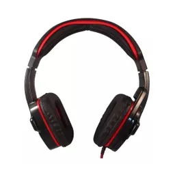 Diadema Gamer Hs-9020 Jack 3.5mm Negro/rojo