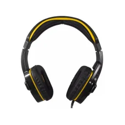 Diadema Gamer Hs-9021 Usb Amarillo