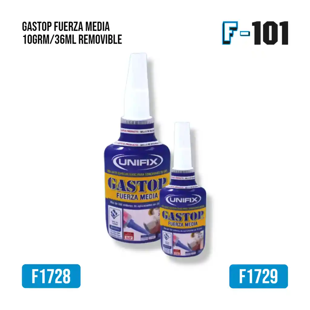 Gastop Fuerza Media 10 Grs Removible 1101004