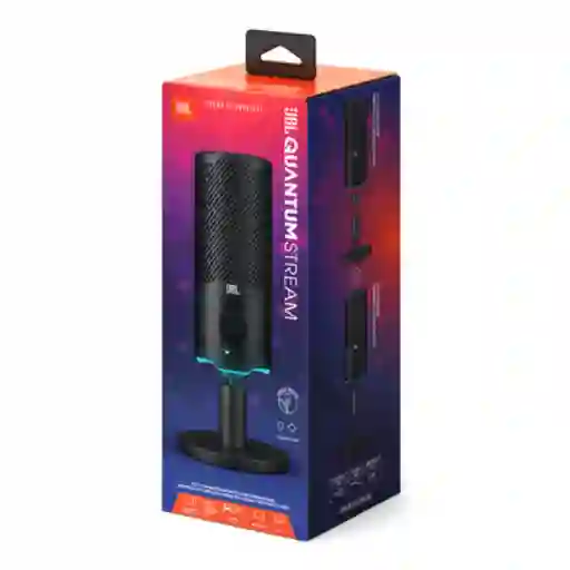 Jbl Microfono Stream Jbl Quantum Usb Negro