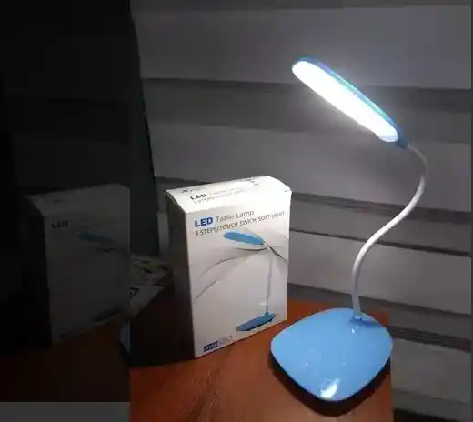 Lampara Escritorio Led Cuello Flexible Multiusos