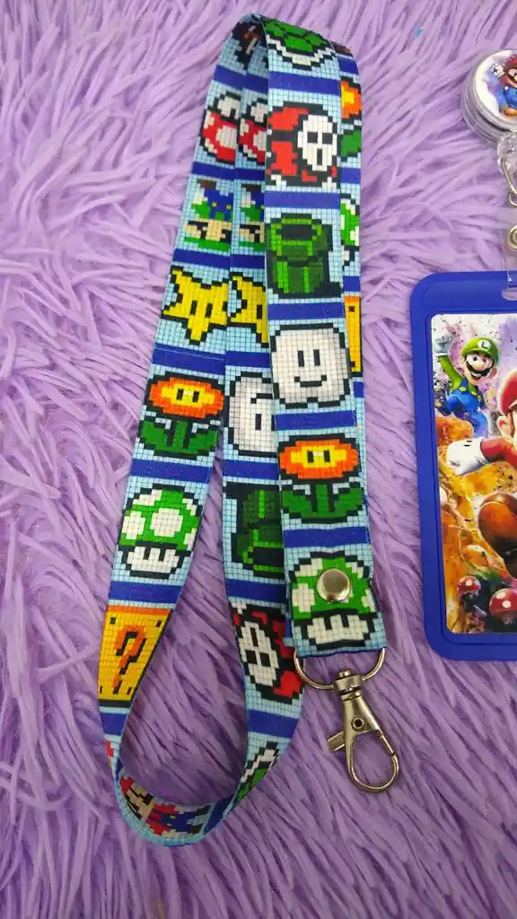 Combo Porta Carnet Mario Bross