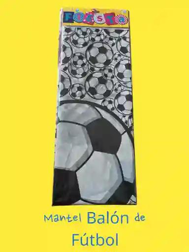Mantel En Plástico Balón De Fútbol
