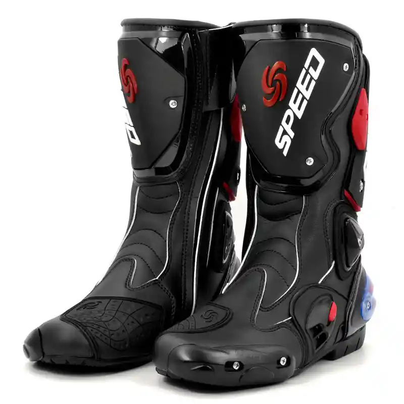 Botas Speed Bikers Pro Caña Larga Negra Talla 40 Us