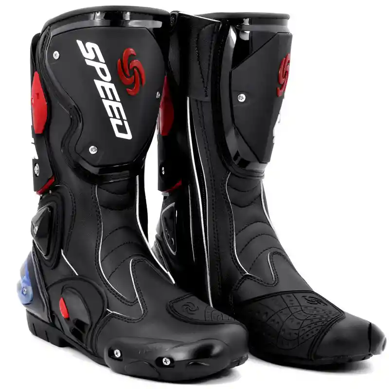 Botas Speed Bikers Pro Caña Larga Negra Talla 41 Eu