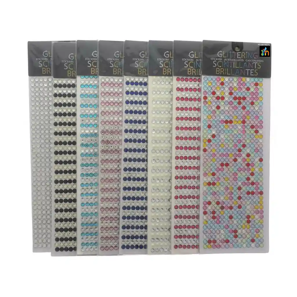 Stikers Para Manualidades De Glitter Puntos Brillantes