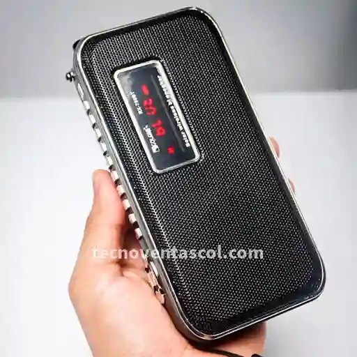 Radio (viajero) Función De Power Bank, Linterna, Pantalla Digital,