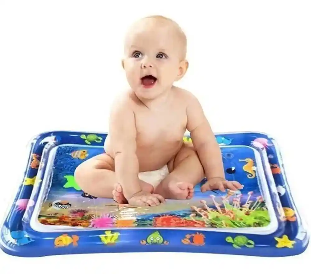 Colchoneta Tapete Alfombra Inflable Agua Estimulación Bebes