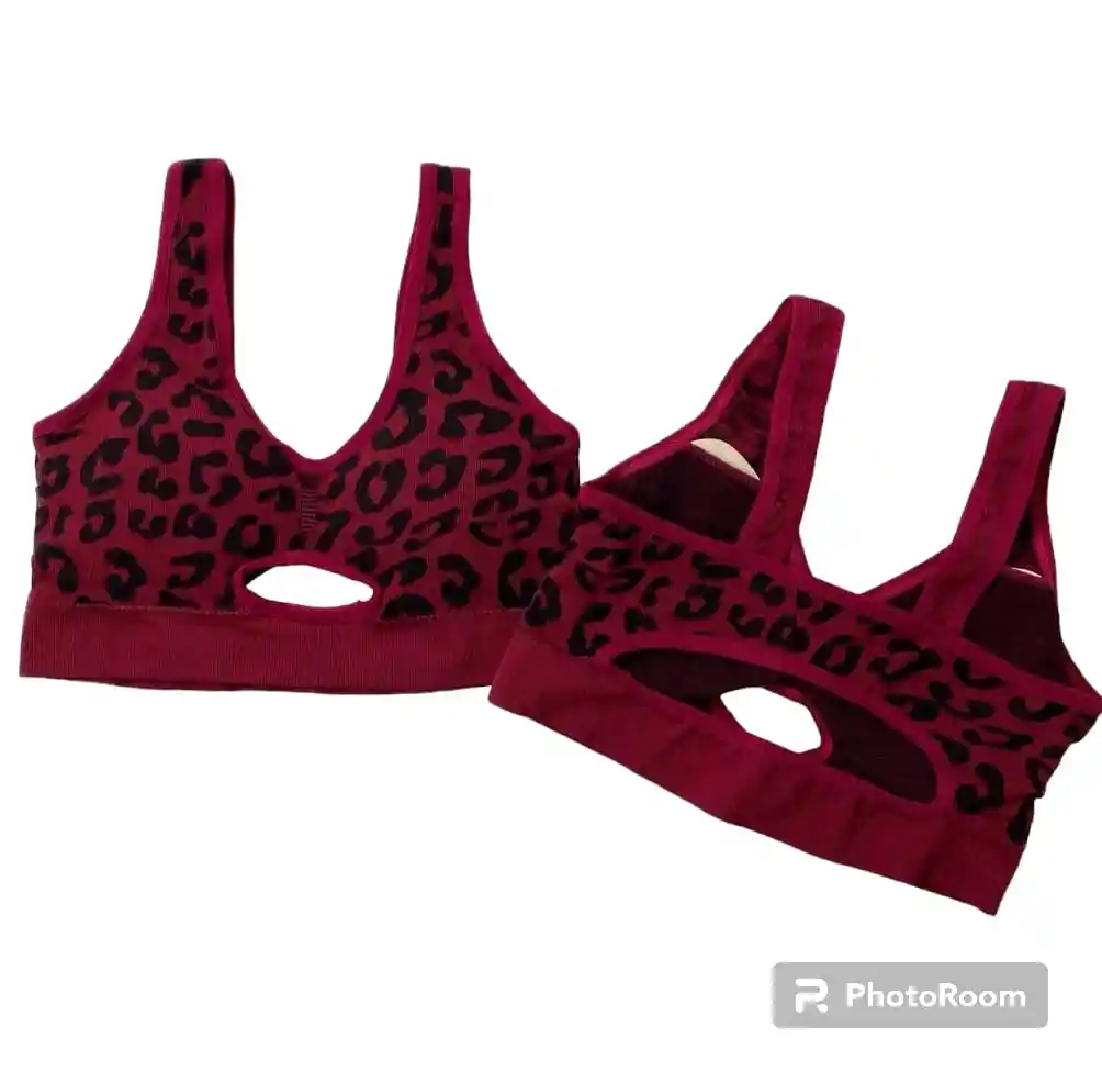 Top Tejido Animal Print