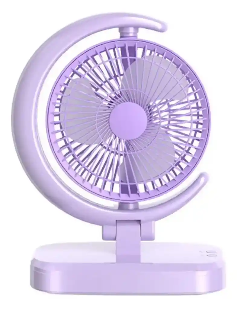 Ventilador Recargable Portatil De Escritorio Ajustable 3 Velocidades