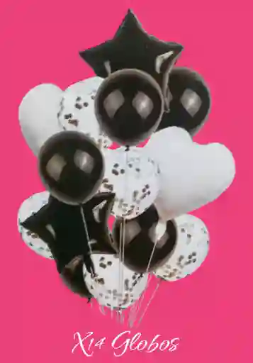 Bouquet Fiesta X14 Globos Variados