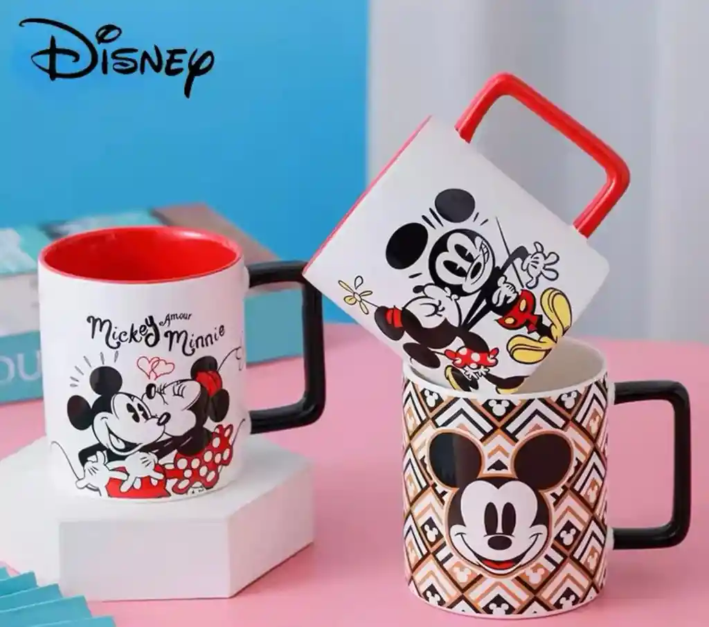 Mug Pocillo Mickey Y Minnie Mouse