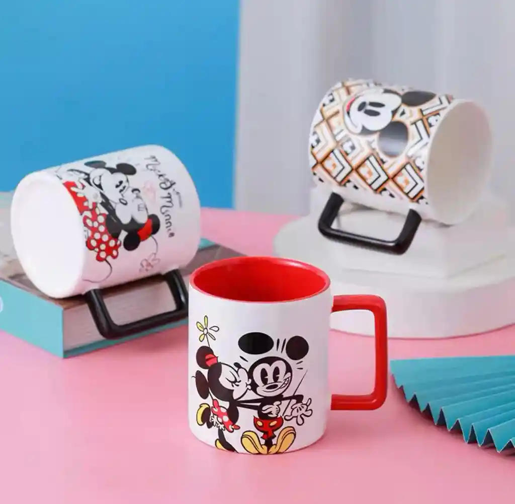 Mug Pocillo Mickey Y Minnie Mouse